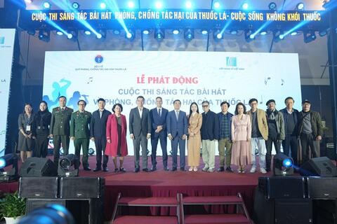 Hơn 100 ca khúc tham gia cuộc thi sáng tác về phòng, chống tác hại thuốc lá