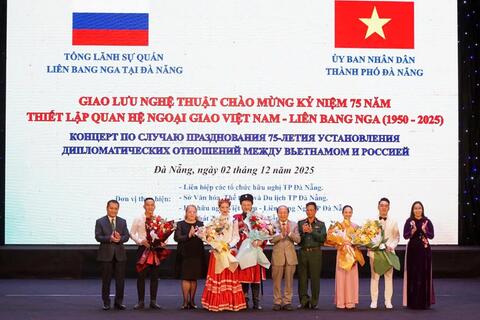 Đặc sắc chương trình giao lưu nghệ thuật Việt Nam - Liên bang Nga