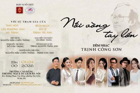 “Nối vòng tay lớn”: Khi âm nhạc Trịnh Công Sơn trở thành điểm hẹn văn hóa
