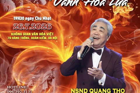 Đêm nhạc “Vành hoa lửa” thắp sáng truyền thống “Uống nước nhớ nguồn“