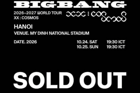 Vé ưu tiên Concert BIGBANG tại Hà Nội “cháy” sau 2 giờ