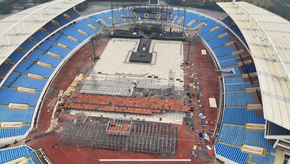 Hé lộ sân khấu live concert của Mỹ Tâm tại SVĐ Mỹ Đình - Ảnh 3. Hé lộ sân khấu live concert của Mỹ Tâm tại SVĐ Mỹ Đình - Ảnh 3.