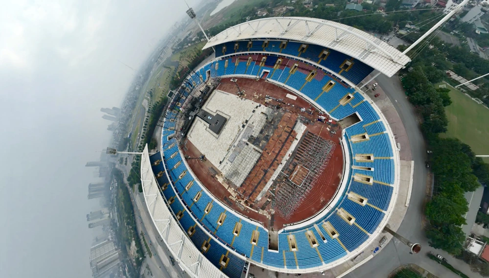 Hé lộ sân khấu live concert của Mỹ Tâm tại SVĐ Mỹ Đình - Ảnh 1. Hé lộ sân khấu live concert của Mỹ Tâm tại SVĐ Mỹ Đình - Ảnh 1.