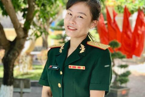 Nữ nhạc sĩ trẻ đam mê sáng tác về người lính