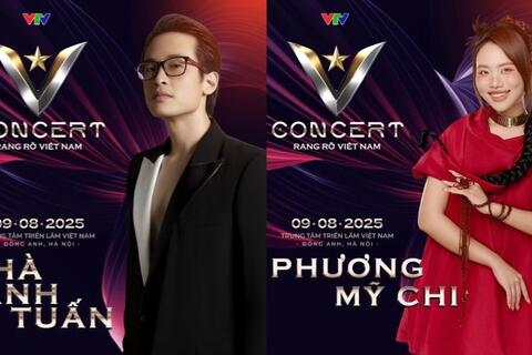 “Bùng nổ” nhạc hội V Concert kỷ niệm 80 năm Cách mạng Tháng Tám và Quốc khánh 2-9