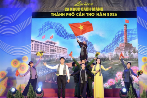 Cần Thơ: 49 tập thể, cá nhân xuất sắc được trao thưởng tại Liên hoan Ca khúc cách mạng